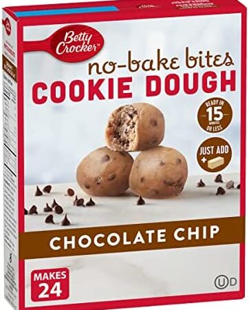 Betty Crocker No Bake Cookie Dough Bites Chocolate Chip, 292 g