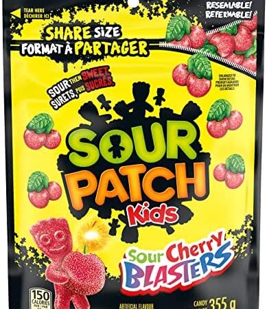 Maynards Sour Patch Kids, Sour Cherry Blasters Candy, 355g